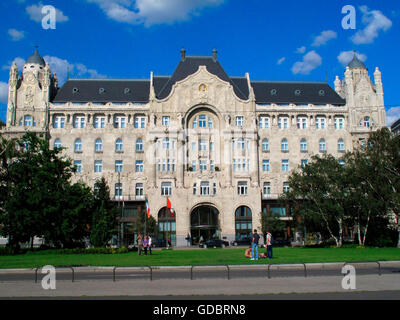 Four Seasons Hotel Gresham Palace, Budapest, Ungarn / Gresham Palais Stockfoto