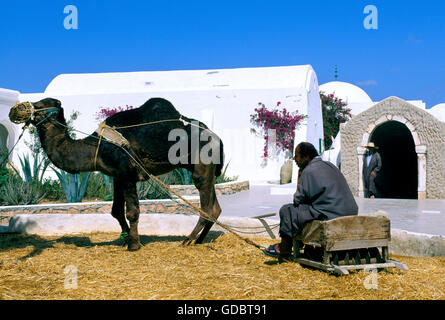 Freilichtmuseum in Guellala, Insel Djerba, Tunesien Stockfoto