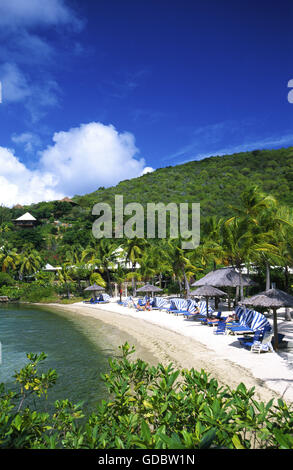 Bitter End Yachtclub auf Virgin Gorda Island, Britische Jungferninseln, Karibik Stockfoto