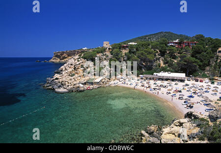 Cala Carbo, Ibiza, Balearen, Spanien Stockfoto