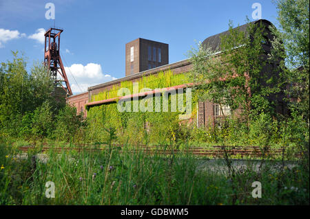 Pakt, Gebäude, Zeche Zollverein, Industriedenkmal, Essen, Ruhrgebiet, Nordrhein-Westfalen, Deutschland / Industrial Heritage Trail Stockfoto