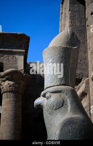 Horus-Tempel, Edfu, Ägypten Stockfoto