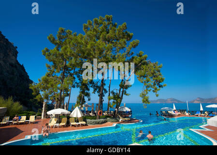 Lykia World Village Hotel in Oludeniz, Fethiye, Türkische Ägäis, Türkei Stockfoto