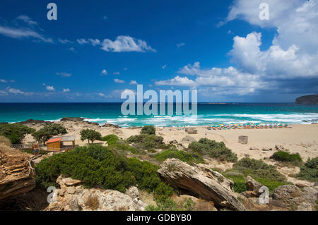 Falasarna Strand, Westküste, Kreta, Griechenland Stockfoto