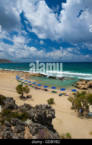 Falasarna Strand, Westküste, Kreta, Griechenland Stockfoto