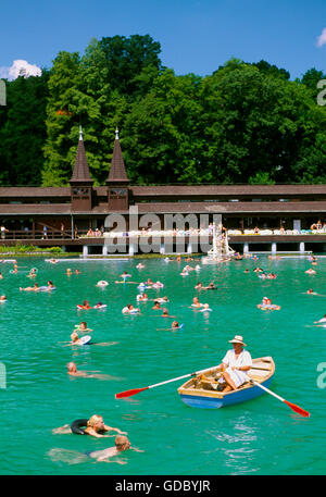 Therme in Heviz, Plattensee, Ungarn Stockfoto