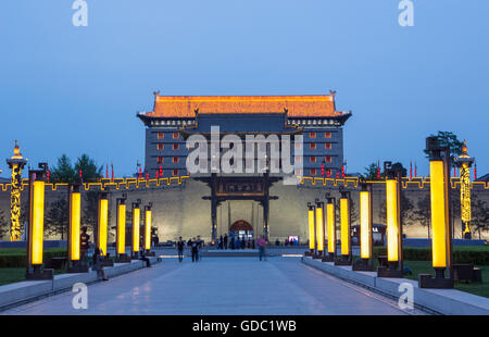 China, Provinz Shaanxi, XI, XI Stadtmauer, südlichen Stadttor Stockfoto