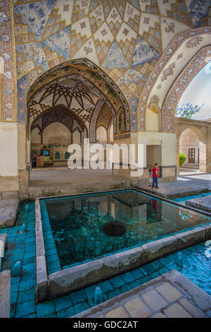 Iran, Stadt Kashan, Fin Garden,UNESCO,W.H. Stockfoto