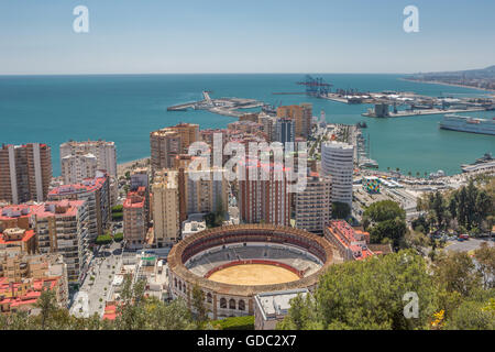 Spanien, Andalusien, Malaga Stadt Stockfoto