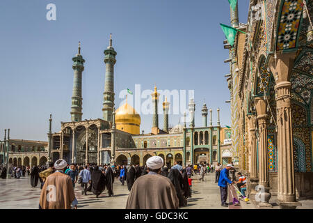 Iran, Stadt Qom, Hazrat-e Masumeh (Heiligtum) Stockfoto