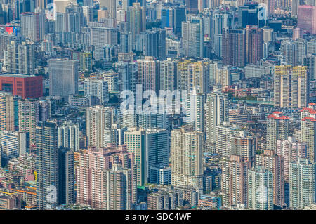 China, Provinz Guangdong, Guangzhou City, zentrale Guangzhou skyline Stockfoto