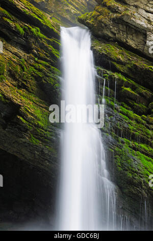 Thur Wasserfälle, Kanton St. Gallen, Schweiz Stockfoto