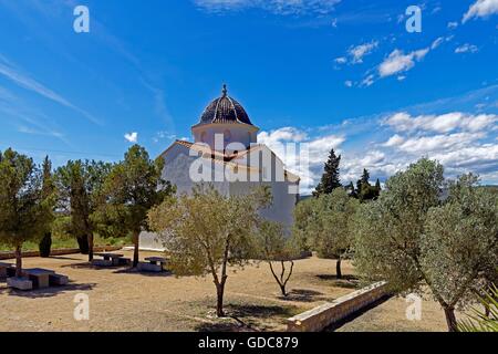 Ermita del Calvari Stockfoto