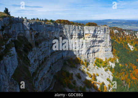 Creux du Van, Neuenburg, Schweiz Stockfoto