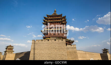 China, Provinz Shanxi, Datong Stadt, alte Stadtmauer Stockfoto