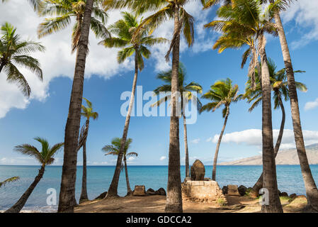 USA, Vereinigte Staaten, Amerika, Hawaii, Maui Kihei, Strand Stockfoto