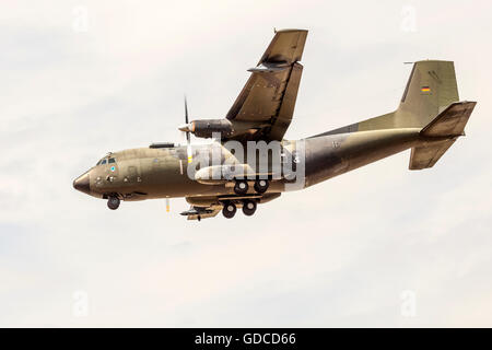 Deutsche Transall c-160 Militärflugzeuge Stockfoto