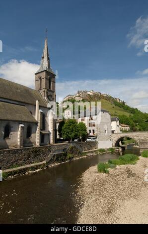 Saint-Flour, Cantal, Auvergne, Frankreich Stockfoto