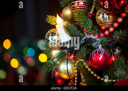 Neujahr-Baum-Hintergrund Stockfoto