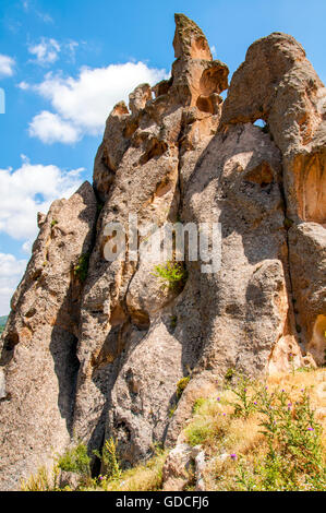 Midas Midas Denkmal der antiken Stadt in Yazilikaya, Eskisehir, Stockfoto