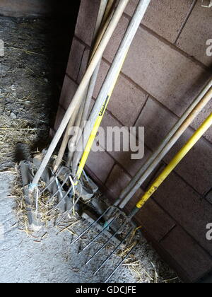 Landwirtschaft / Gartengeräte Stockfoto