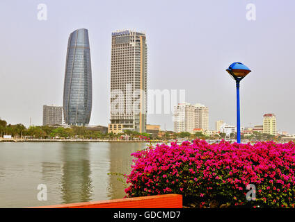 DA NANG, VIETNAM - 19 März: Ansicht von Da Nang Stadtzentrum, Vietnam am 19. März 2015. Stockfoto