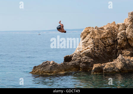 Golden Beach in Insel Krk, Kroatien Stockfoto