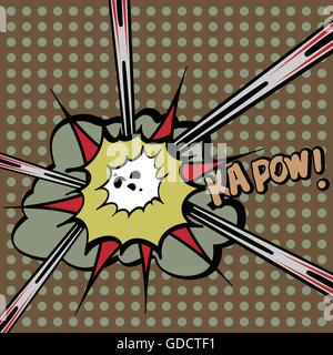 Explosion - Comic-Design Stock Vektor