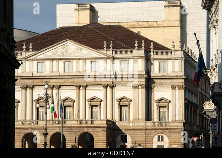 Italien, Lombardei, Mailand, Scala Opernhaus Stockfoto