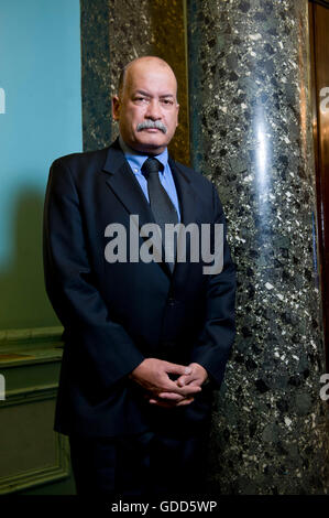 John Pienaar BBC-Reporter und Radio 5 live ist politischer Chefkorrespondent und Moderator von Pienaars Politik. Stockfoto