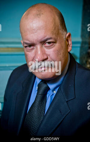 John Pienaar BBC-Reporter und Radio 5 live ist politischer Chefkorrespondent und Moderator von Pienaars Politik. Stockfoto