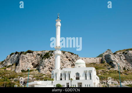 Ibrahim al Ibrahim Moschee - Gibraltar Stockfoto