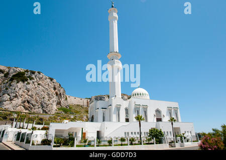 Ibrahim al Ibrahim Moschee - Gibraltar Stockfoto