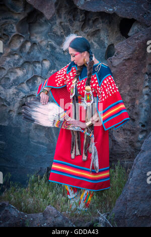 USA, Idaho, Willow Abrahamson, Herr 0562 Stockfoto