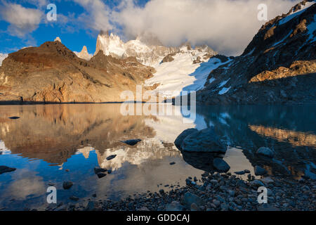 Laguna de Los Tres, Argentinien, Patagonien Stockfoto