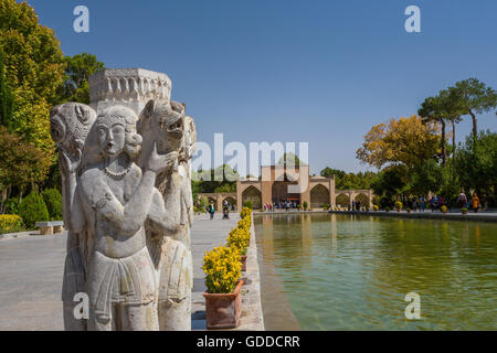 Iran, Esfahan Stadt, Chehel Sotun Palast und Garten, UNESCO, Welterbe, Stockfoto