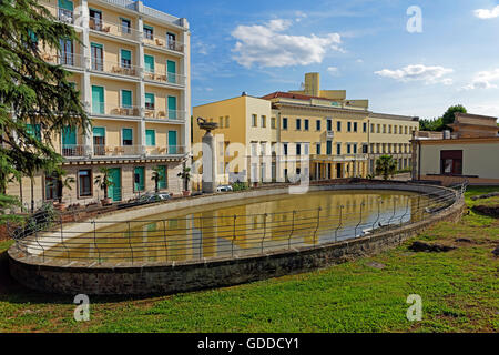 Terme Euganee, Parco Montirone, Quelle, Hotel Terme Savoia Stockfoto