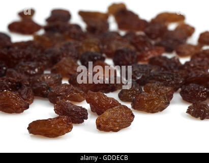 Johannisbeere, Vitis Vinifera Apyrena, schwarze Korinth Traube Trockenfrüchte Stockfoto