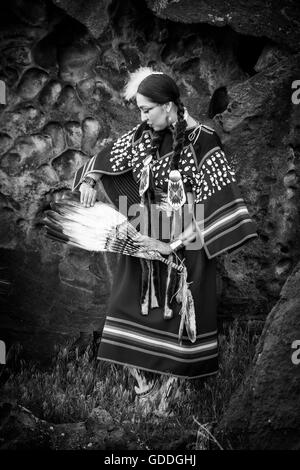 USA, Idaho, Willow Abrahamson, Herr 0562 Stockfoto