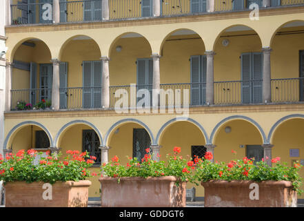 Italien, Europa, Nord-Italien, Piemont, Domodossola, Altstadt, Schloss Stockfoto