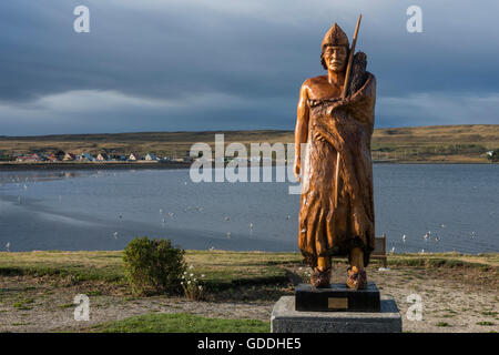 Südamerika, Patagonien, Chile, Magallanes y la Antarktis, Feuerland, Porvenir Stockfoto