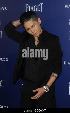 Brooklyn, NY, USA. 15. Juli 2016. Miyavi im Ankunftsbereich für Piaget Launch Party für die Maison Zeitmesser, die Duggal Gewächshaus, Brooklyn, NY 15. Juli 2016. Bildnachweis: Kristin Callahan/Everett Collection/Alamy Live-Nachrichten Stockfoto