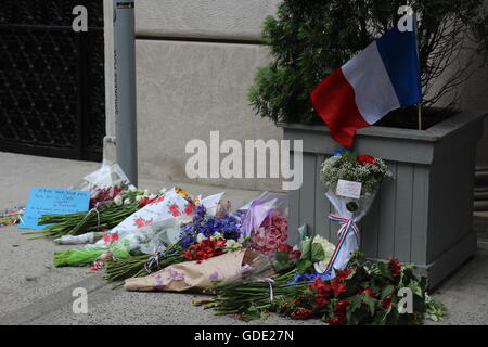 Schöne Terror Attack Memorial in New York City Stockfoto