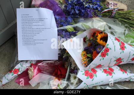 Schöne Terror Attack Memorial in New York City Stockfoto