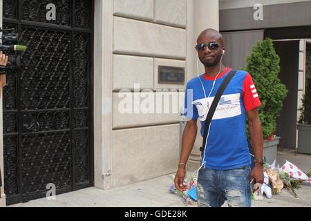 Schöne Terror Attack Memorial in New York City Stockfoto