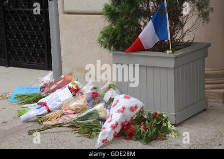 Schöne Terror Attack Memorial in New York City Stockfoto