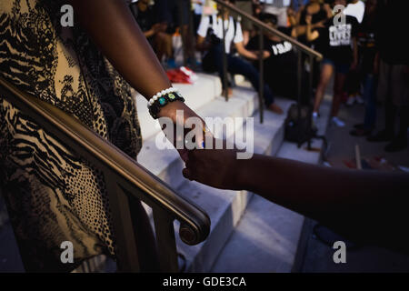Texas, USA. 15. Juli 2016. Black lebt Angelegenheit Protest vor Texas Capitol Building Credit: Corey Mendez/Alamy Live News Stockfoto