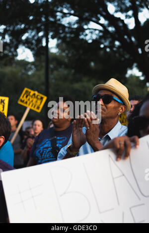 Texas, USA. 15. Juli 2016. Black lebt Angelegenheit Protest vor Texas Capitol Building Credit: Corey Mendez/Alamy Live News Stockfoto