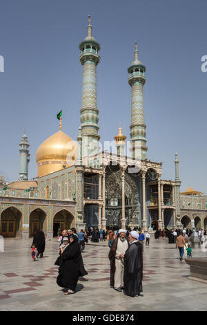 Iran, Stadt Qom, Hazrat-e Masumeh (Heiligtum) Stockfoto