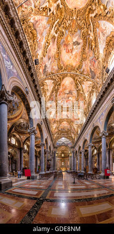 inneren Chiese San Giuseppe dei Teatini Stockfoto